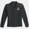 Youth Long Sleeve Silk Touch Polo Thumbnail